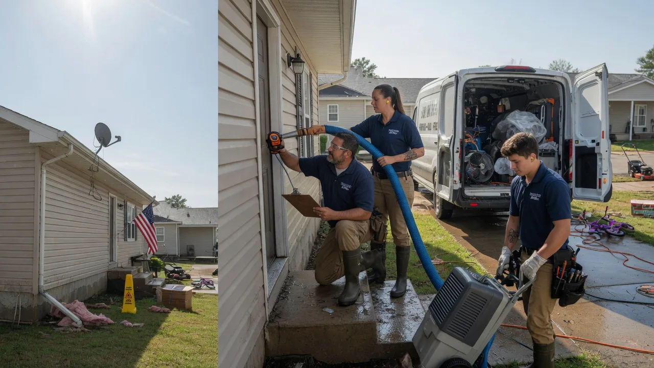 Ceiling Water Damage Restoration in Cadiz, OH near me